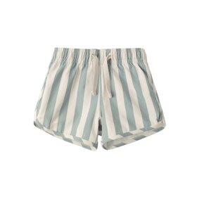 Rylee + Cru Inc. SWIM TRUNK GREEN STRIPE