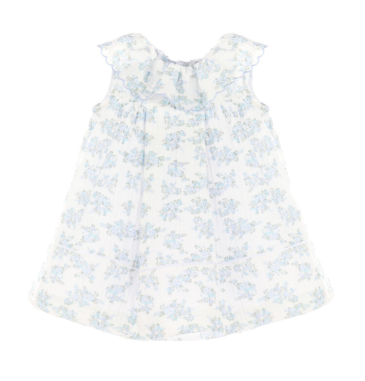 Sophie & Lucas Lilac Floral Bluffs Ruffle Dress