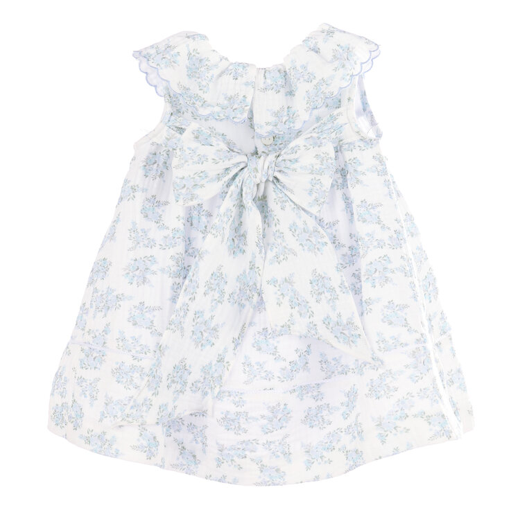 Sophie & Lucas Lilac Floral Bluffs Ruffle Dress