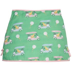 Little English Pink Paws on Par Skort