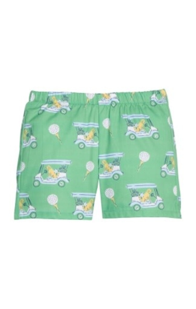 Little English Blue Paws on Par Shorts