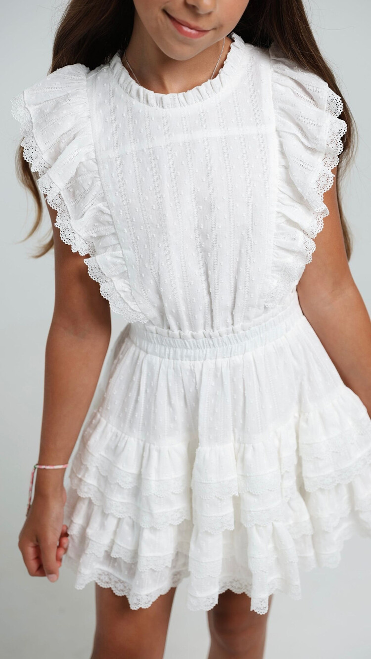 White Gustavia Dress