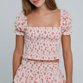 Summer Loving Petit Rose Eden Top