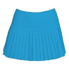Azarhia Turquoise Mini Pleat Skort
