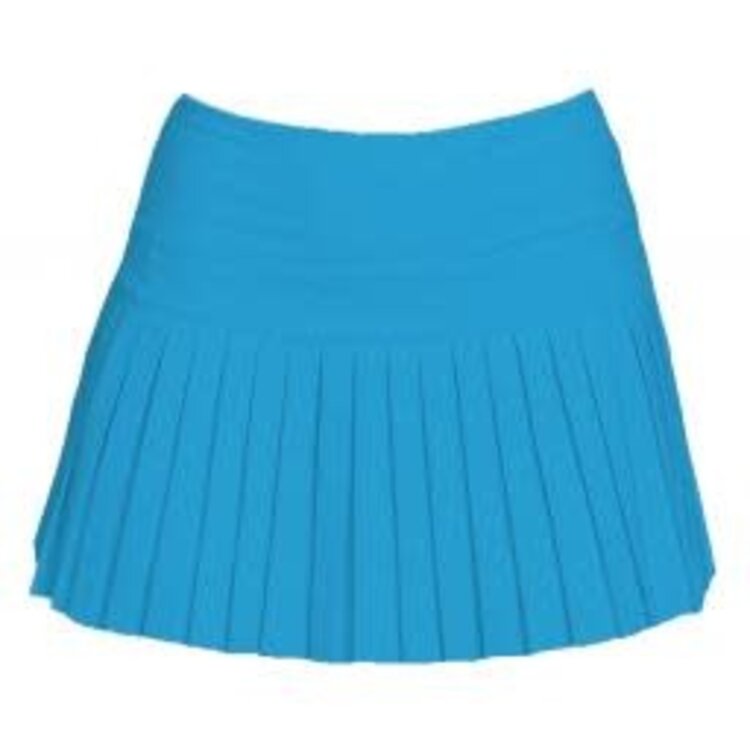 Azarhia Turquoise Mini Pleat Skort