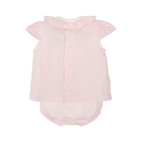 Babidu Pink Collar Dress Set
