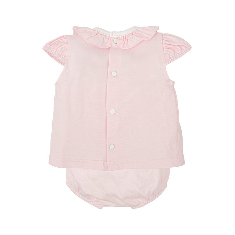 Babidu Pink Collar Dress Set