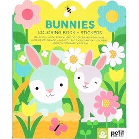 Bunnies Coloring Book w/Stickers