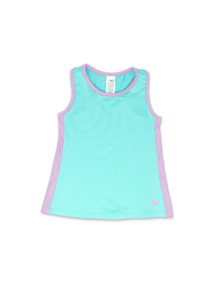 Set Fashions FLAMINGO PINK FRONT WITH WHIMSY WILDFLOWER SIDES