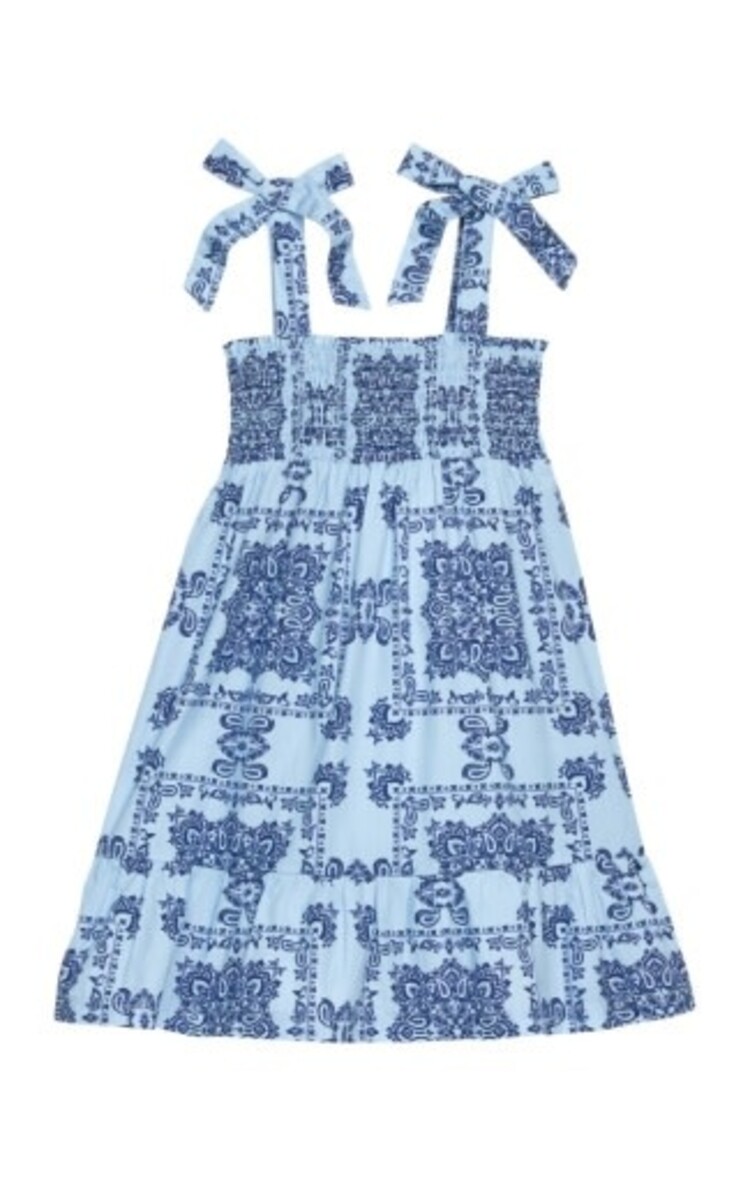 Bisby Boho Blue Wide Strap Lucy Dress