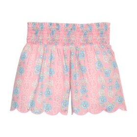 Bisby Spring Marguerite Floral Shirred Shorts
