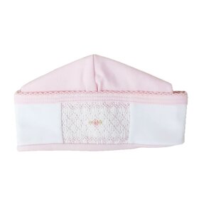 Baby Threads Classic Pink Smocked Hat NB