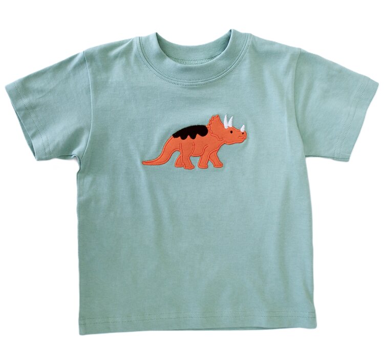 Luigi Kids Green Triceratops Shirt
