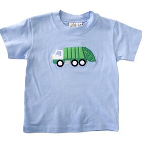 Luigi Kids Blue Garbage Truck Shirt