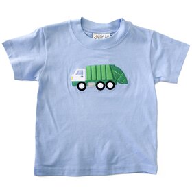 Luigi Kids Blue Garbage Truck Shirt
