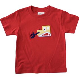 Luigi Kids Red Bulldozer Shirt