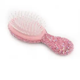 Bari Lynn Small Crystal Hair Brush