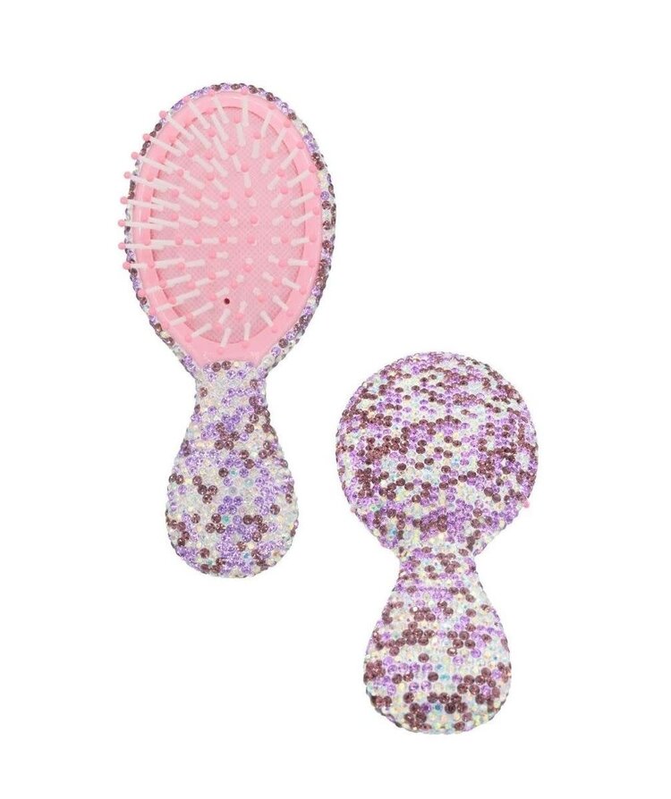 Bari Lynn Small Crystal Hair Brush