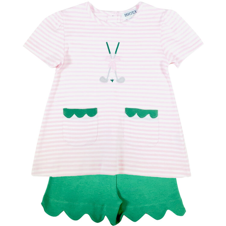 Ishtex Pink Golf Club Short Set