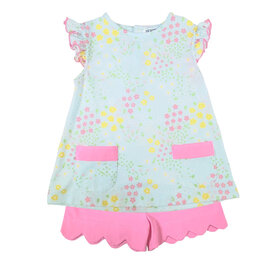 Ishtex Flower Print Short Set