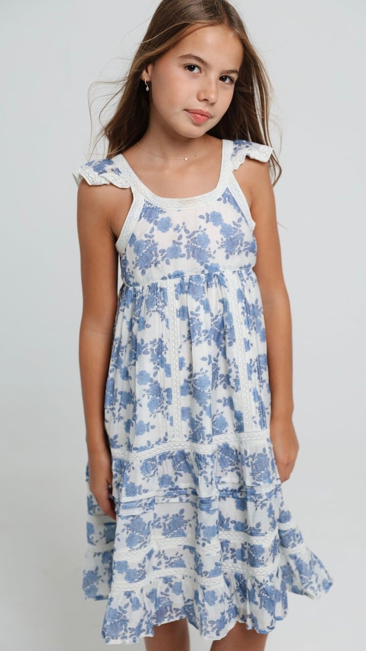 Summer Loving Blue Reverie Claret Dress