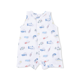 Angel Dear Fishing Lures Muslin Shortie Romper