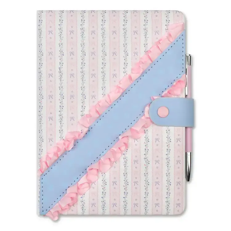Iscream Floral Stripes Journal