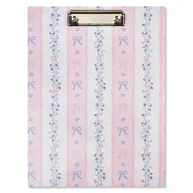 Iscream Floral Stripe Clipboard Set