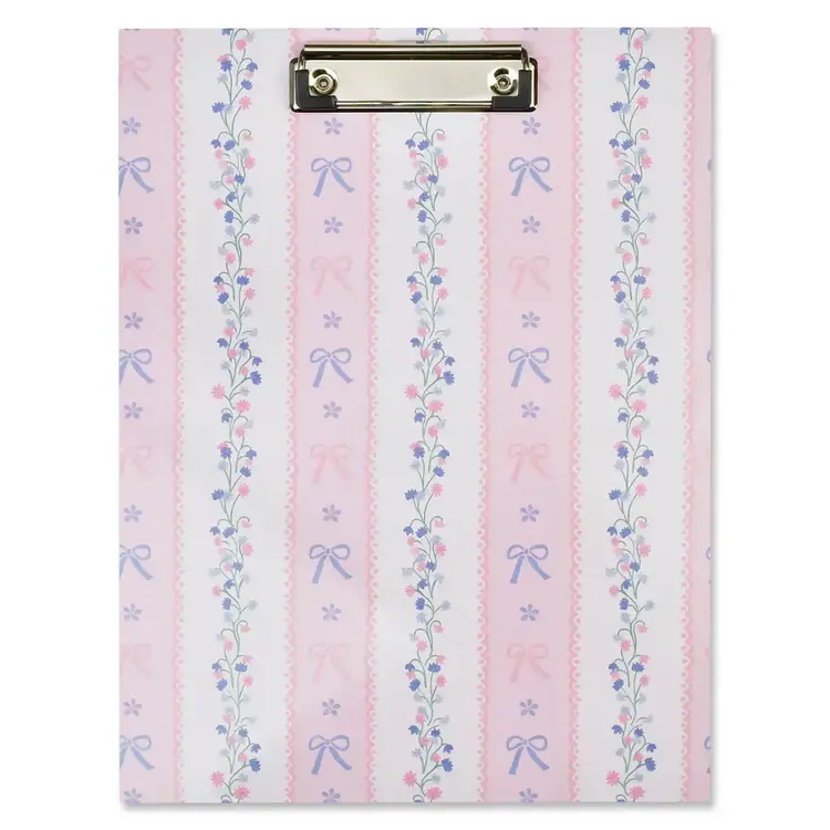 Iscream Floral Stripe Clipboard Set
