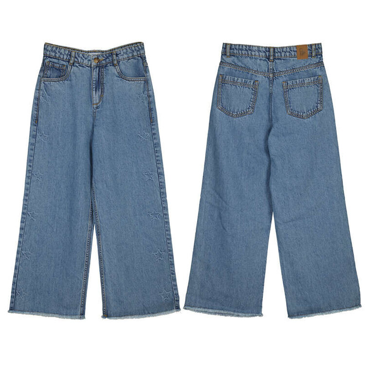 Mayoral Wide Leg Denim Trousers