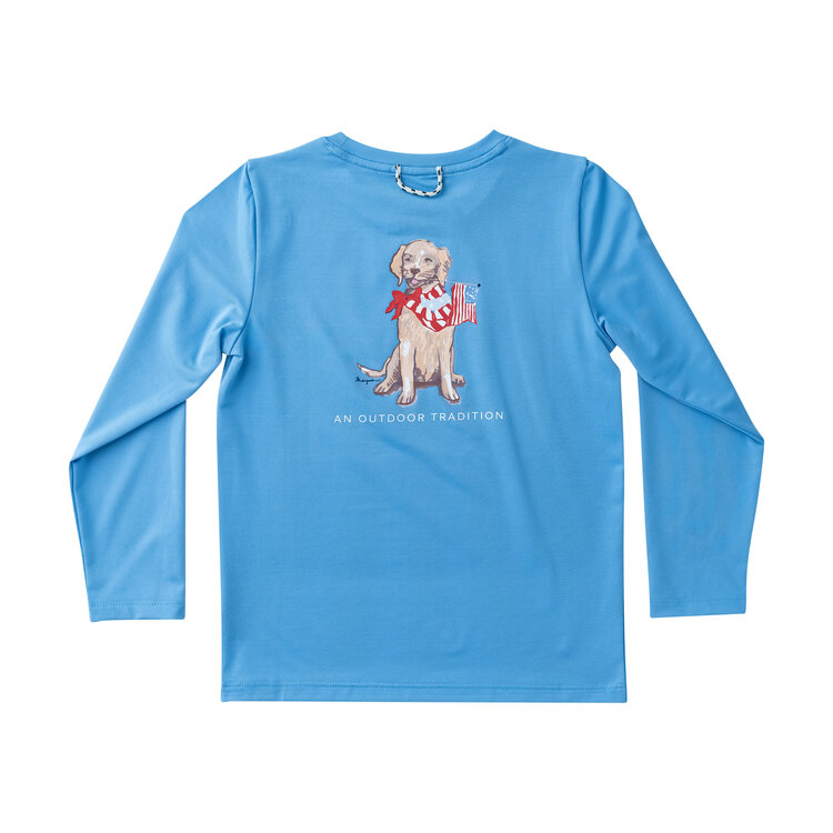 Prodoh Patriotic Dog LS Performance T-shirt