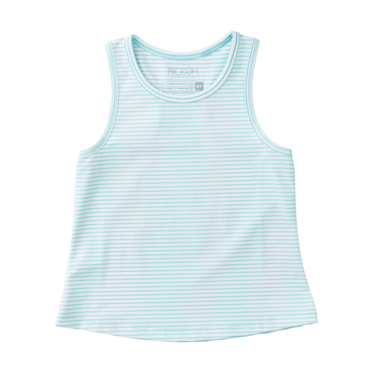 Prodoh Aruba Blue Stripe Racerback Tank Top