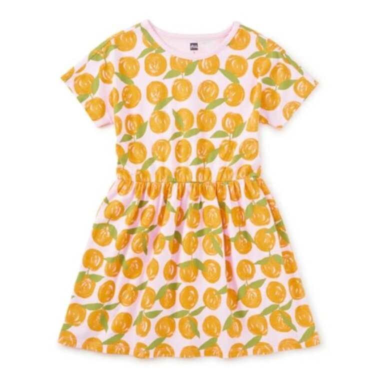 Tea Collection Valencia Orange Twirl Dress