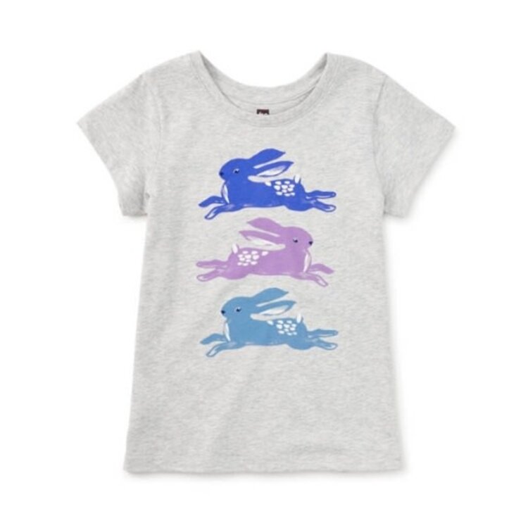 Tea Collection Leaping Hares Graphic Tee