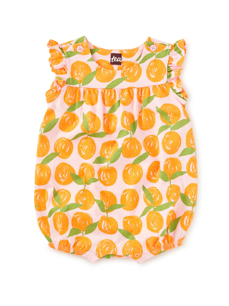 Tea Collection Valencia Orange Baby Romper