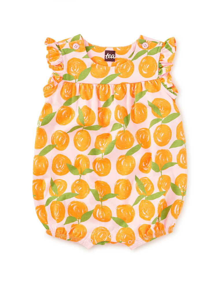Tea Collection Valencia Orange Baby Romper