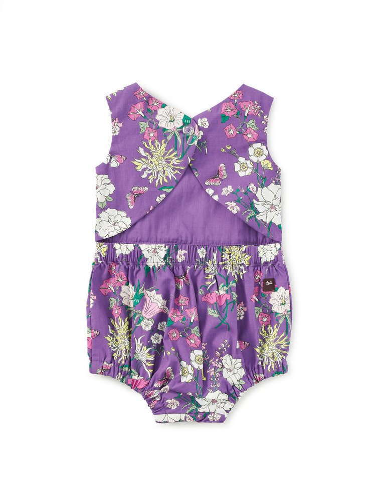 Tea Collection Portuguese Floral Peek a Boo Romper