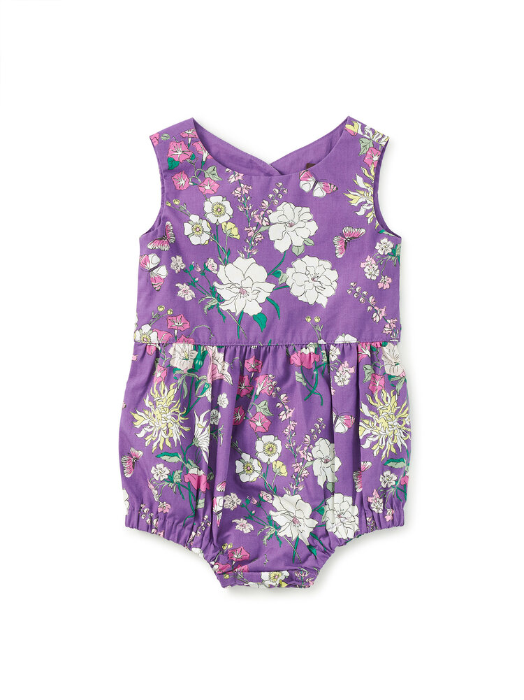 Tea Collection Portuguese Floral Peek a Boo Romper