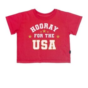 FEATHER 4 ARROW Hooray for the USA Boxy Tee