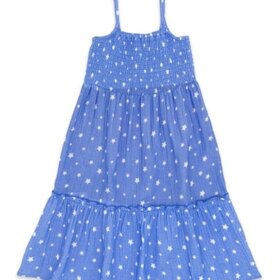 FEATHER 4 ARROW Blue Star Marina Dress