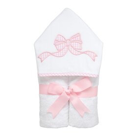 3 Marthas 3 Martha's Hooded Towel - Pink Bow
