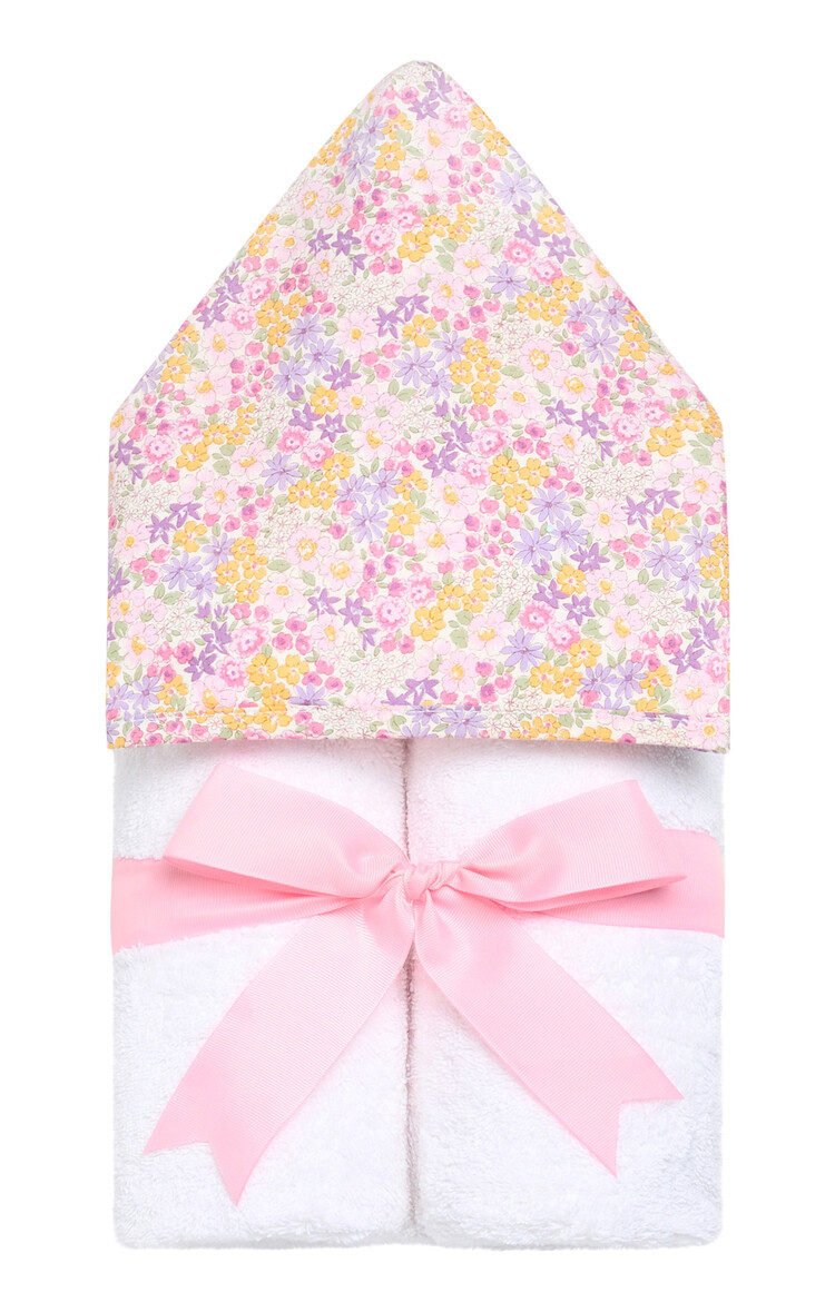 3 Marthas 3 Martha's Hooded Towel - Butterfly Floral Fabric