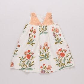 Pink Chicken girls courtney dress - rosewick poppy
