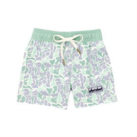 Properly Tied Sage Camo Shordees Swim Trunk