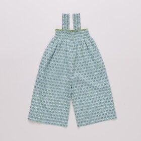 Pink Chicken Prairie Block Print Eleven Romper