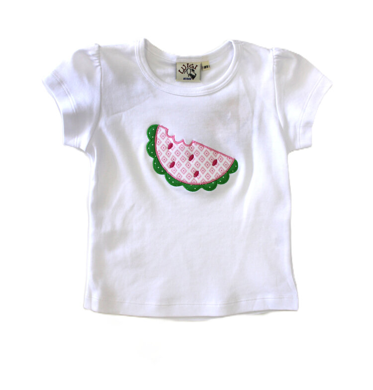 Luigi Kids White Watermelon Shirt