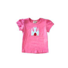 Luigi Kids Pink Castle Shirt