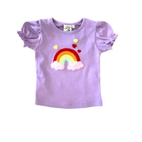 Luigi Kids Purple Rainbow Shirt