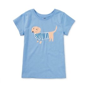 Tea Collection Blue Pablo's Pup Graphic Tee