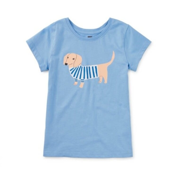 Tea Collection Blue Pablo's Pup Graphic Tee